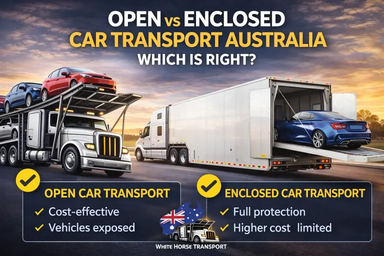 Open vs Enclosed Car Transport Australia Which Is Right