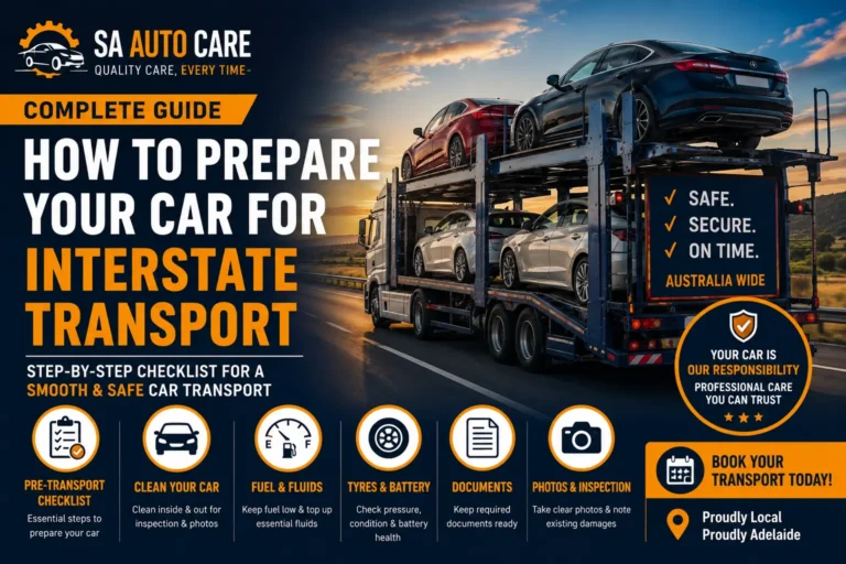 how to prepare your car for interstate transport in australia